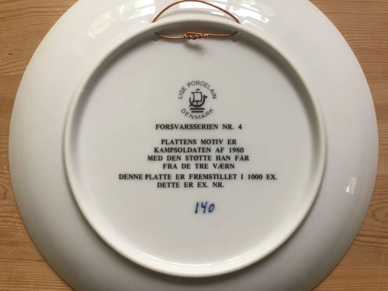 Billede 5 - Juleplatter, jubilæumsplatte, forsvarsplatte m.fl.