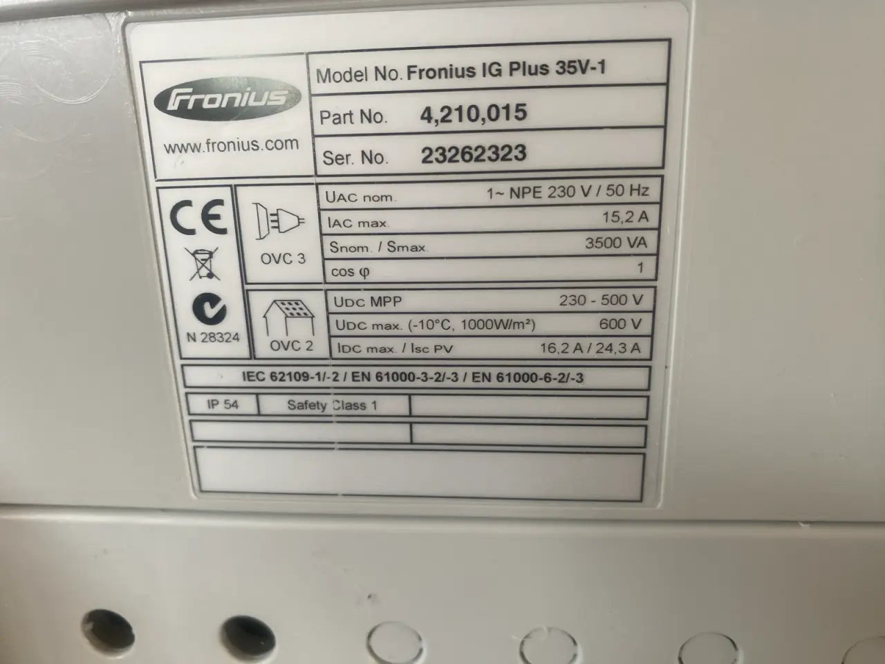 Billede 8 - Fronius inverter IG Plus 35 V-1