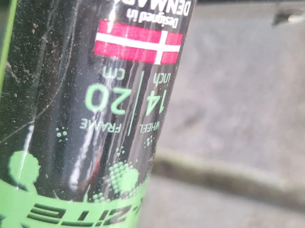 Billede 2 - X-ZITE BMX børnecykel 14" sort/grøn