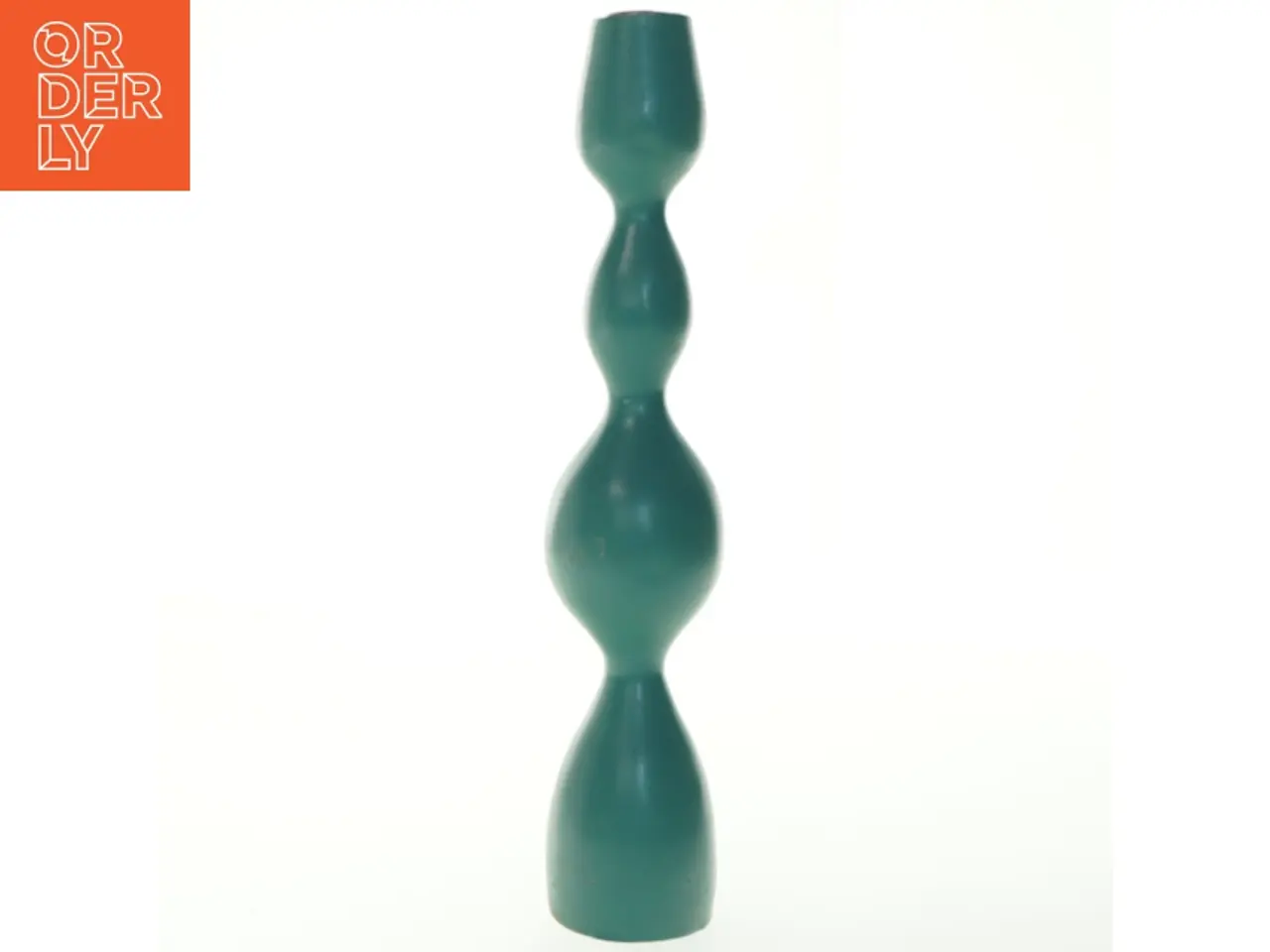 Billede 1 - Turkis lysestage (str. 35 cm)