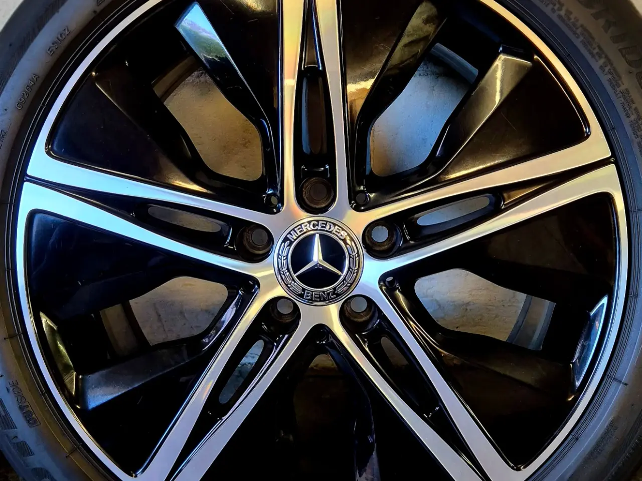 Billede 9 - 5x112 MERCEDES ORIGINAL ALUFÆLGE MED SOMMERDÆK
