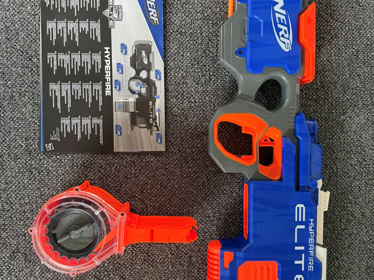 Billede 1 - NERF GUN – Hyperfire med stort 25 slots tromlemaga