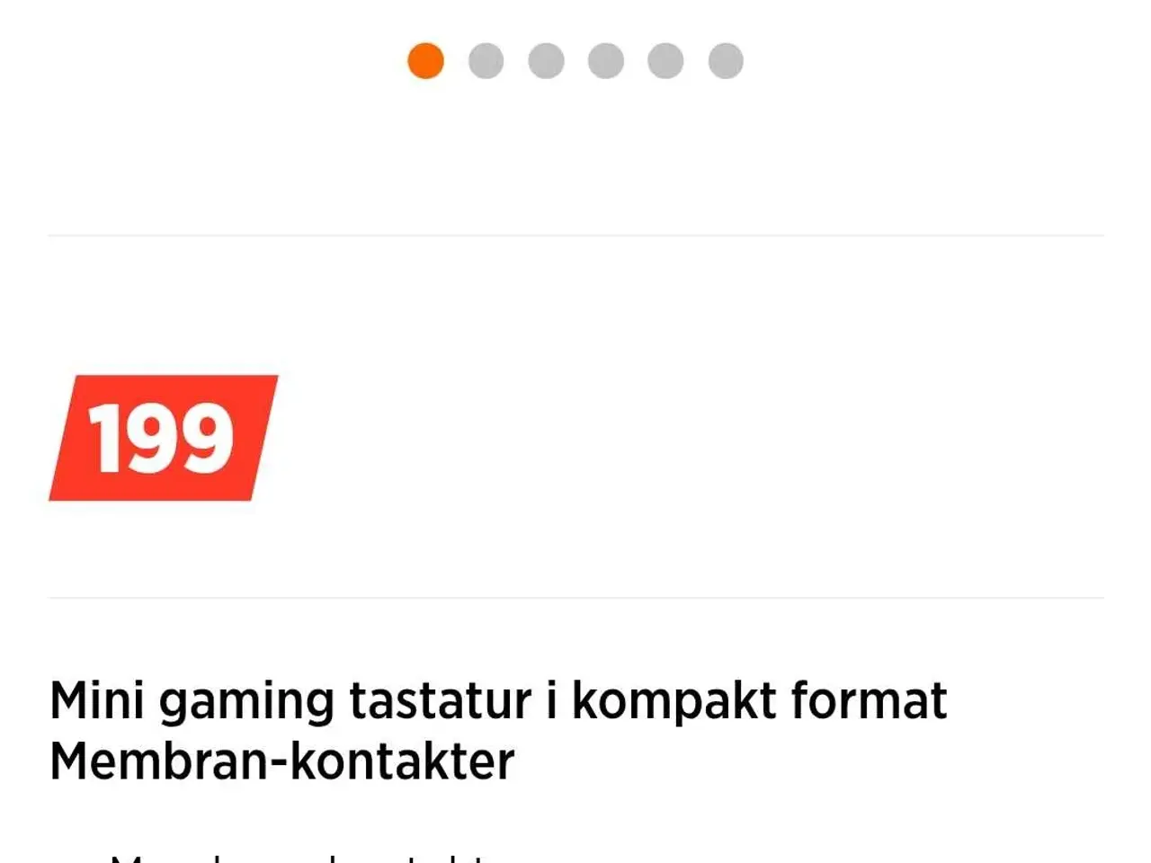 Billede 2 - Gamer tastatur- fejlkøb 29/1-26