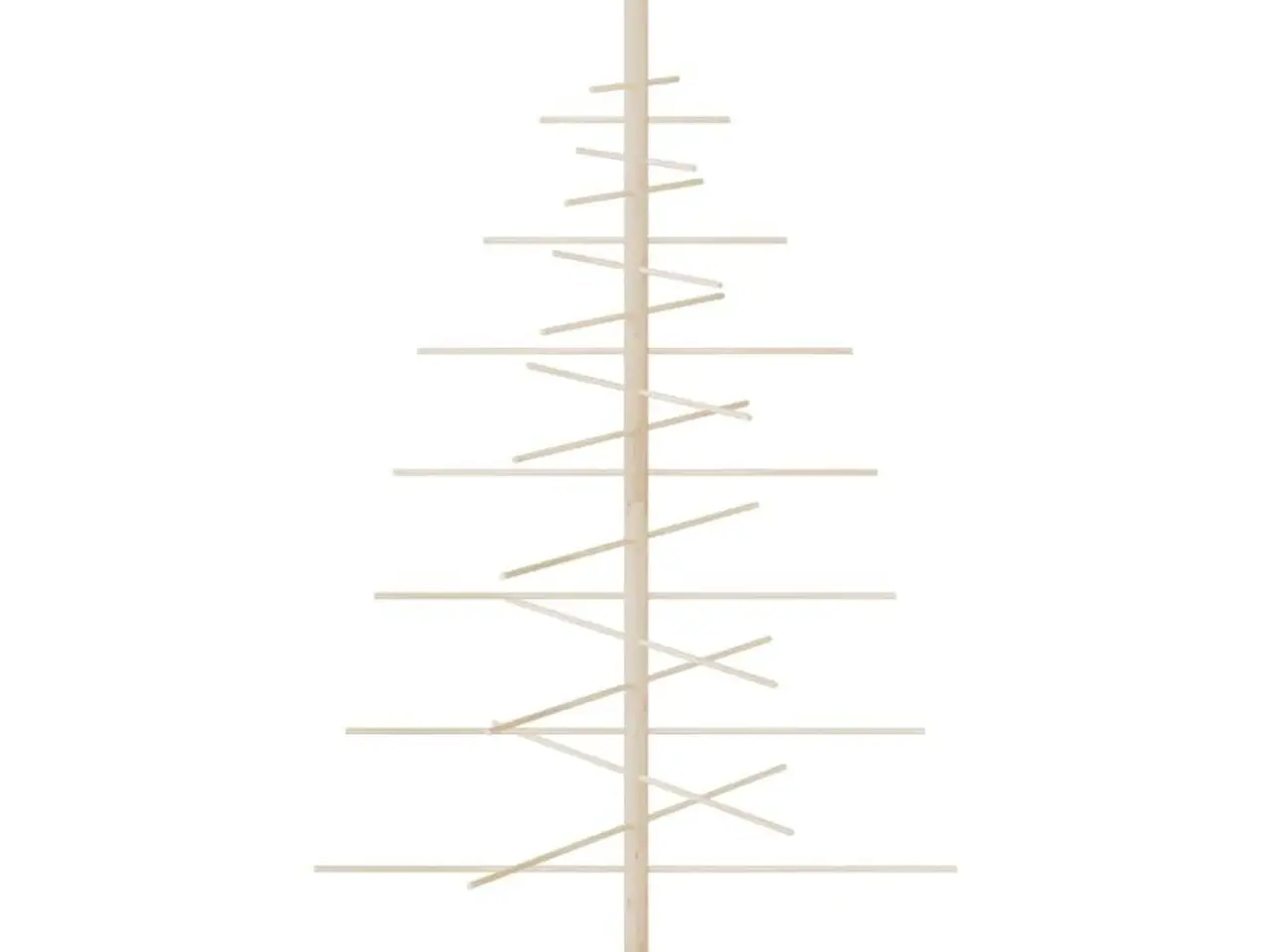 Billede 4 - Dekorativt juletræ 150 cm massivt fyrretræ