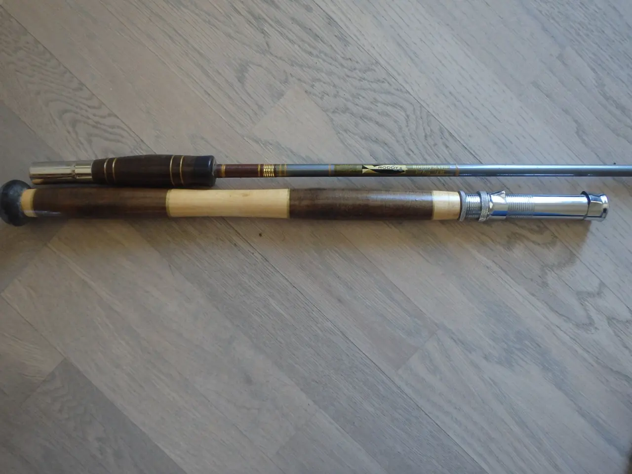 Billede 2 - Vintage Pirkestang mærket Roddy Matic 6 fod USA
