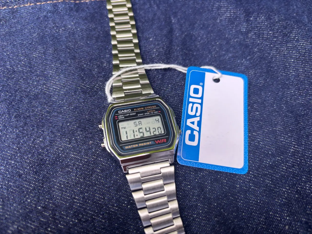 Billede 2 - Casio digital WR ur med sølvlænke