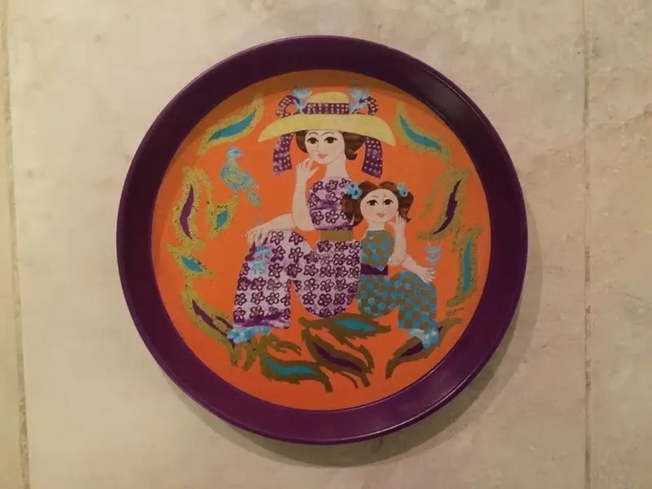 Billede 2 - Flot Bakke med Wiinblad motiv