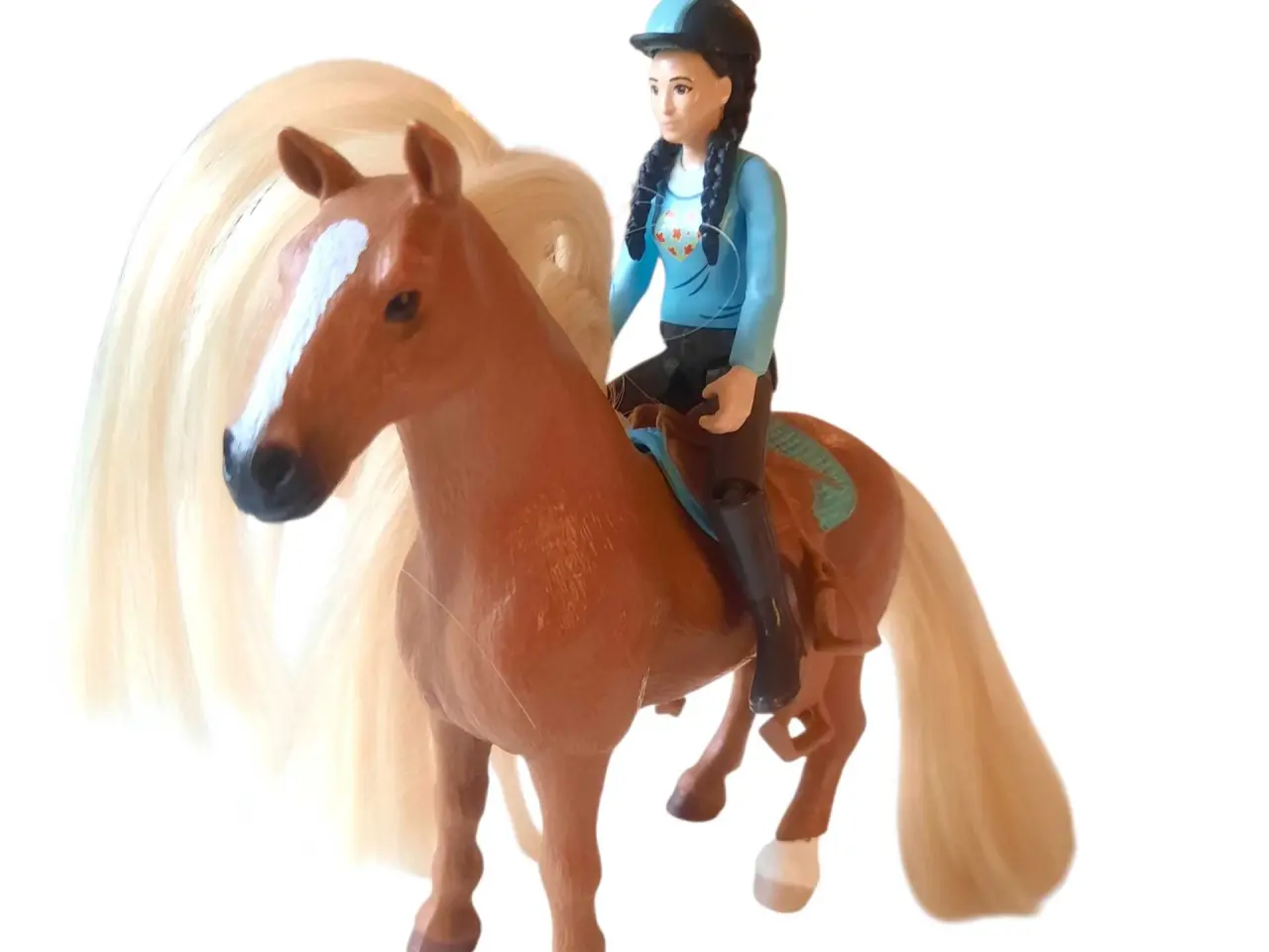 Billede 3 - Schleich sæt med hest og rytter 