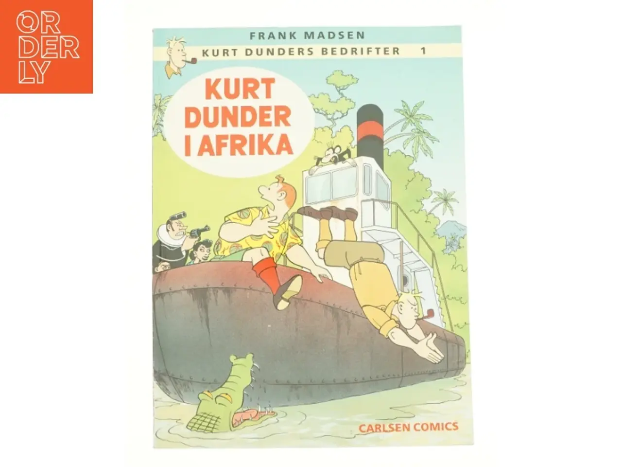Billede 1 - Kurt Dunder i Afrika af Frank Madsen (f. 1962) (Bog)
