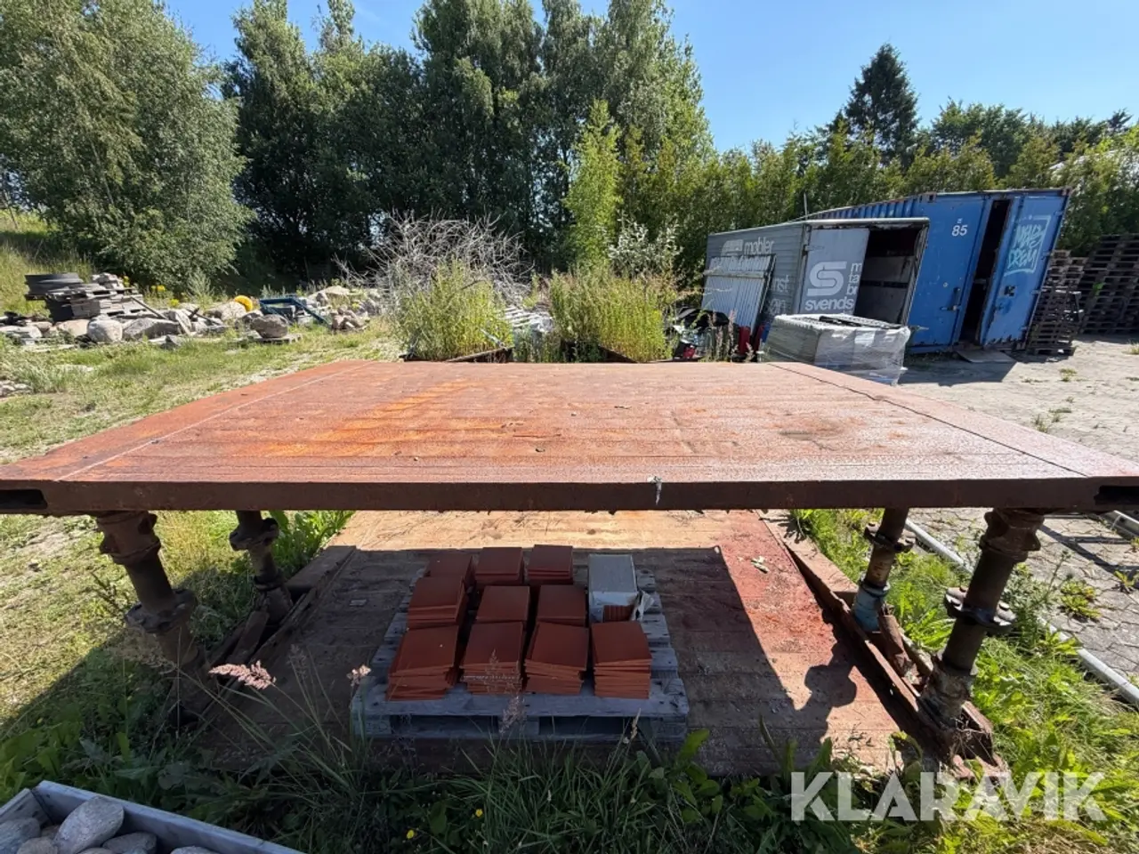 Billede 8 - Kraftig gravkasse i stål
