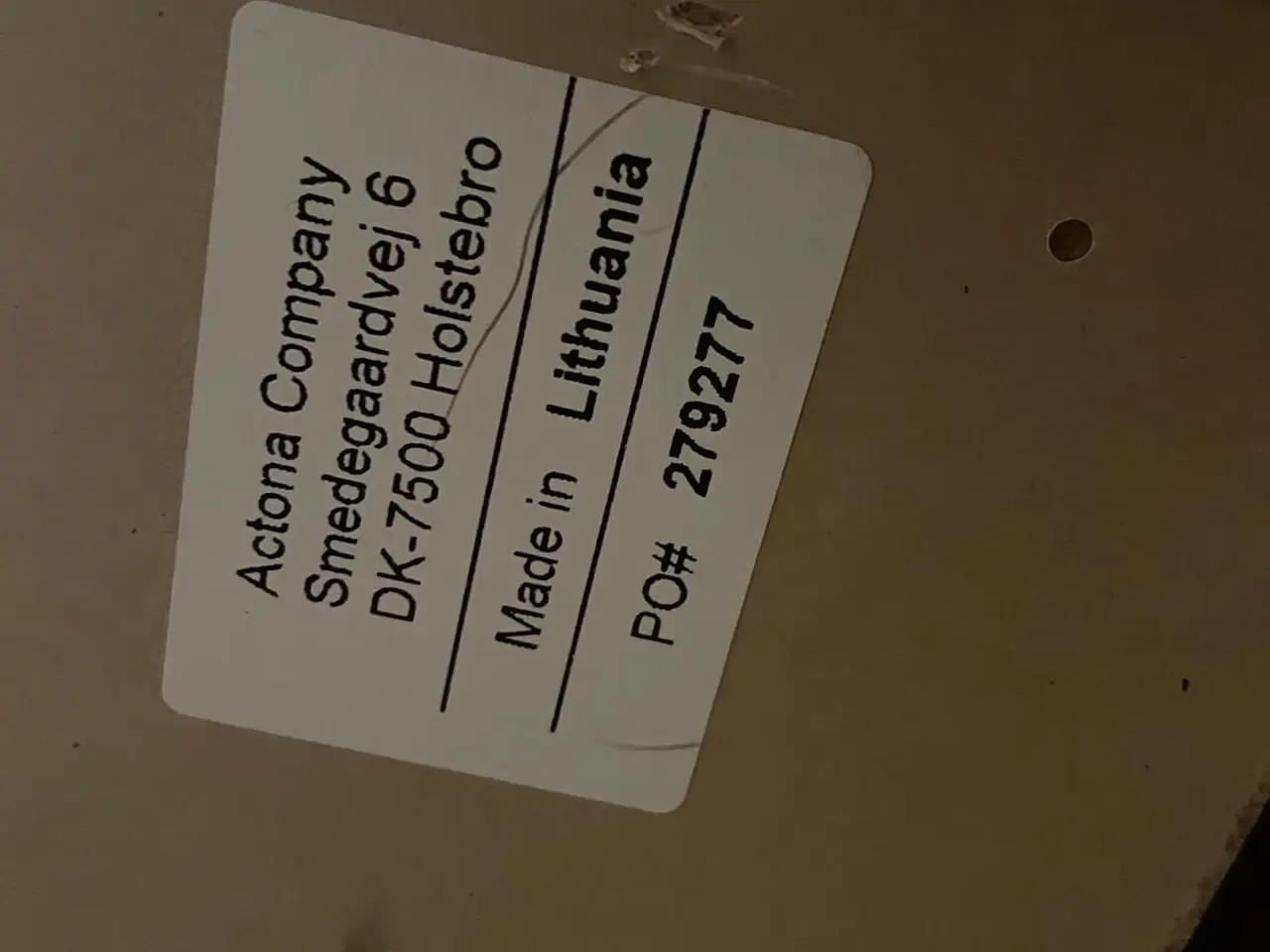 Billede 8 - Hvidt spisebord med sort kant fra Ilva