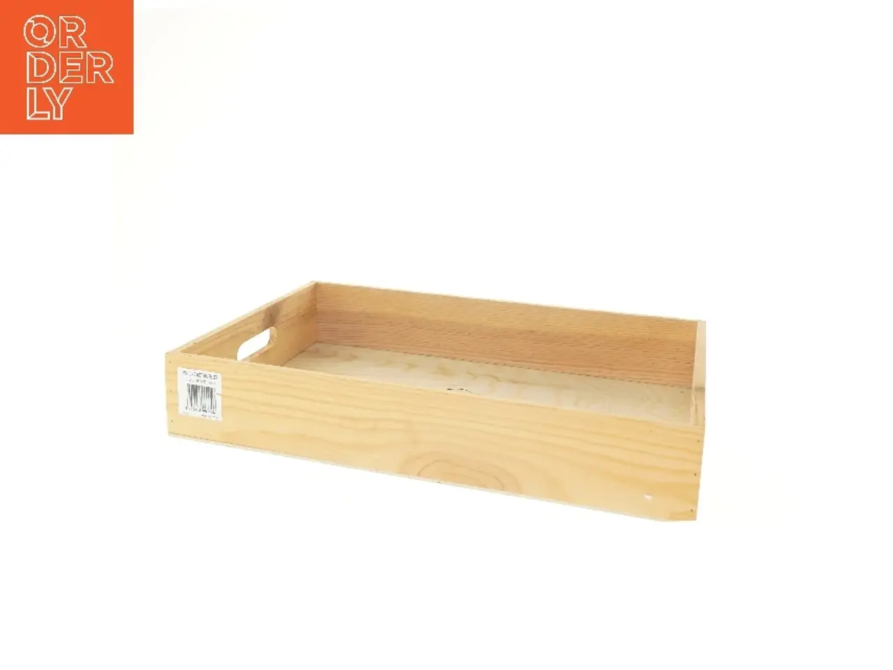 Billede 4 - Træbakke med håndtag fra Mouton Cadet Rouge (str. 9x33x50 cm)