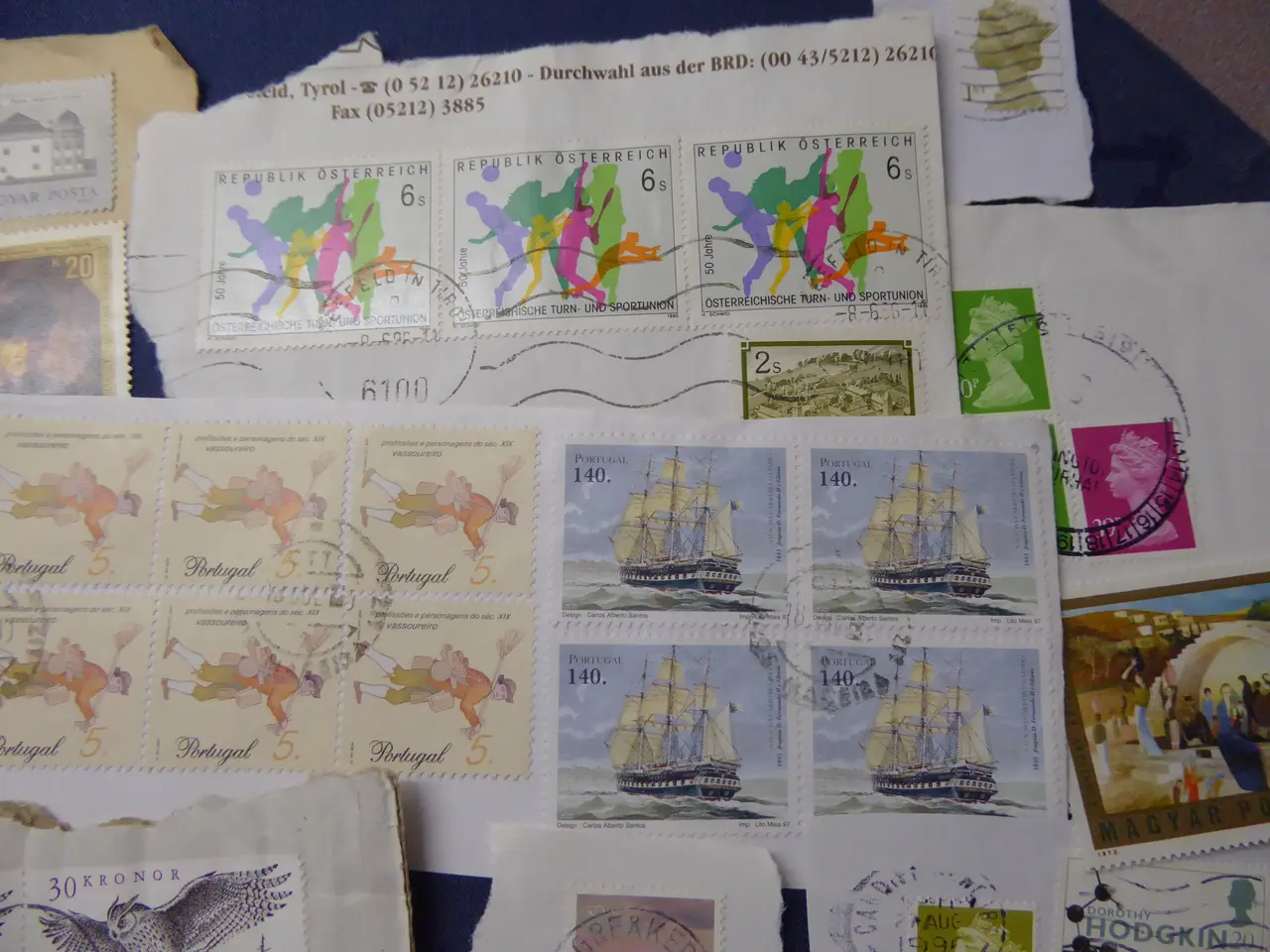 Billede 6 - Gamle danske og udenlandske frimærker