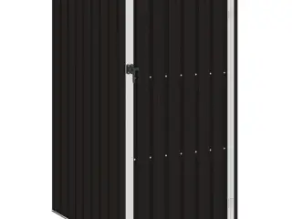 Haveskur 87x98x159 cm galvaniseret stål brun
