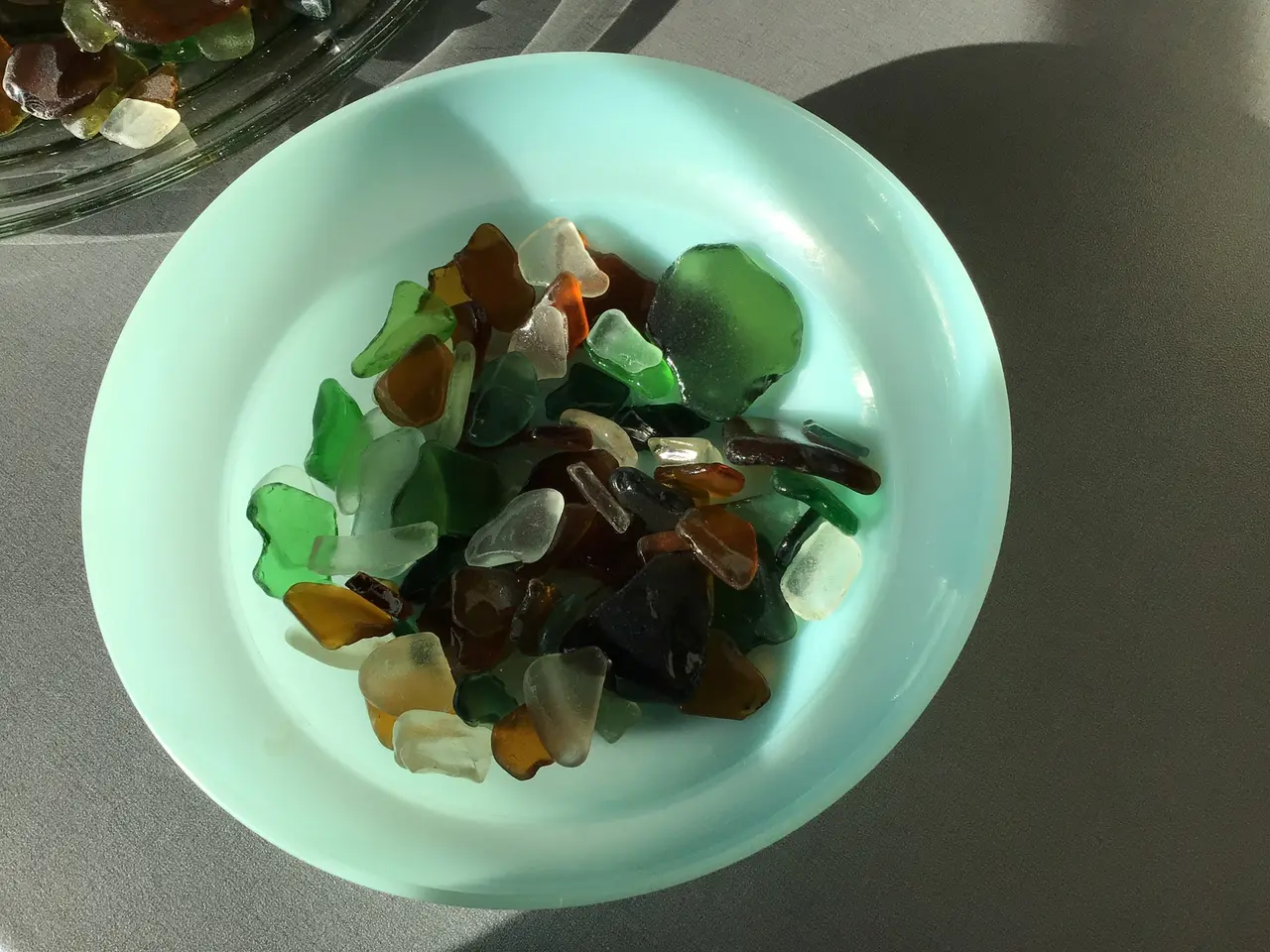 Billede 3 - Vakkert Sea-glass, til den kreative. 2kg.