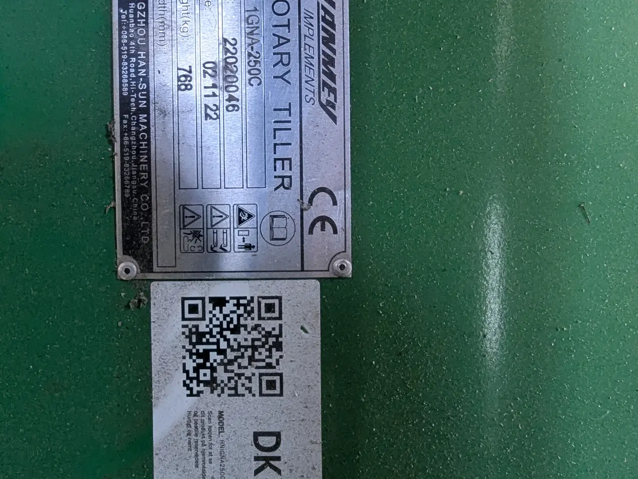 Billede 4 - Fræser, mærke: DK-TEC model: IGNA 250 cm Mekanisk