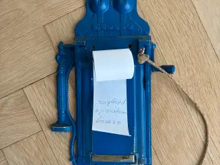 Gammel papirrulleholder