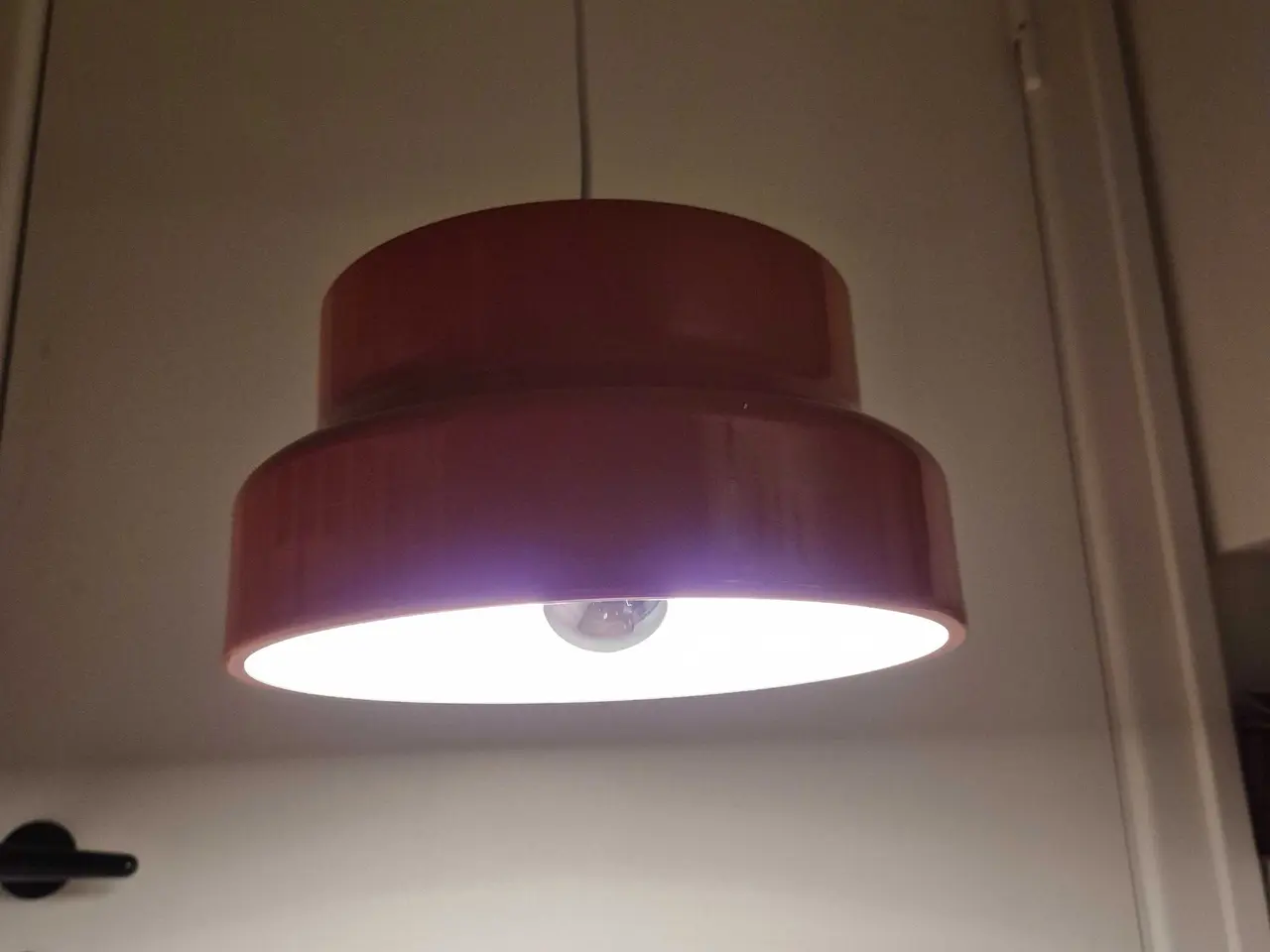 Billede 6 - Fin orange retropendel med flad top