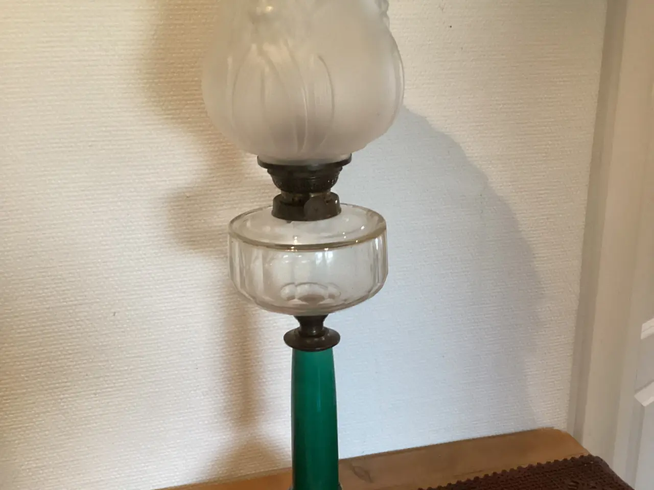 Billede 1 - Petroliumslampe gammel