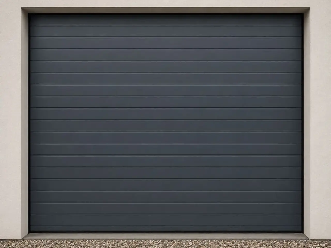 Billede 1 - Bearsafe ledhejseport 300X300 cm. Grå RAL 7016. Komplet med el-motor