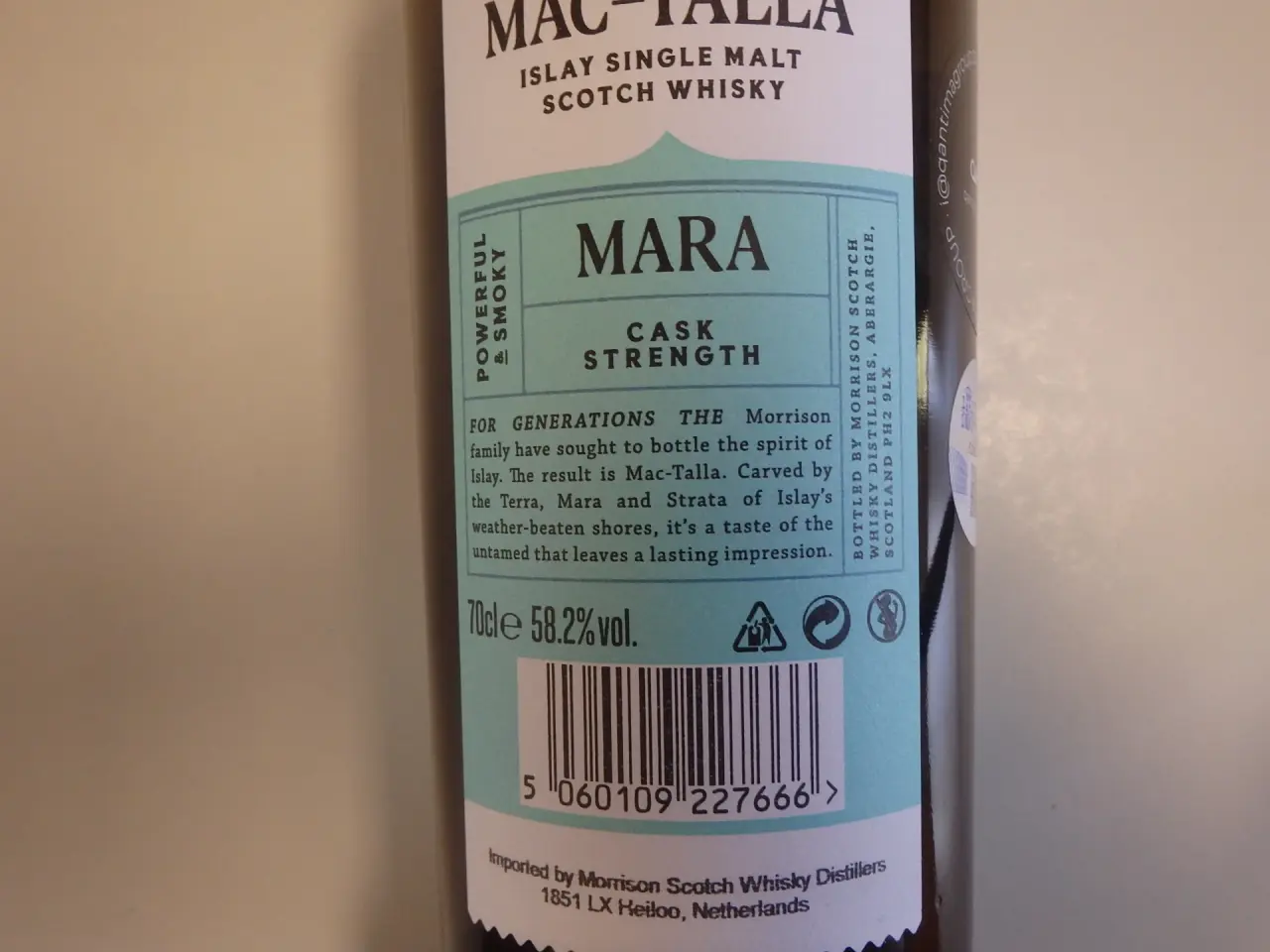 Billede 4 - Mac-Talla Mara Cask Strength Single Malt Whisky