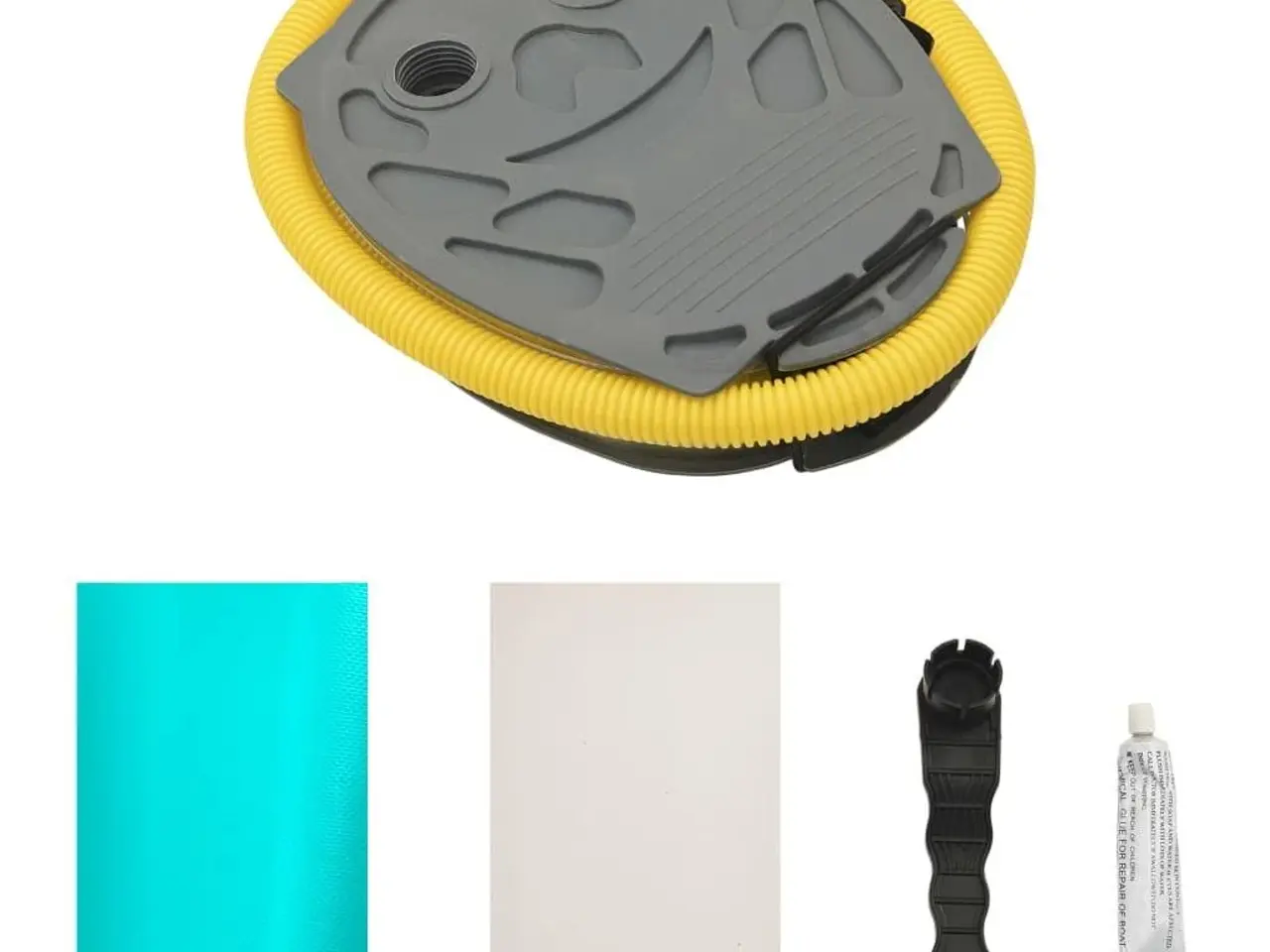 Billede 8 - Oppustelig gymnastikrulle med pumpe 100x60 cm PVC grøn