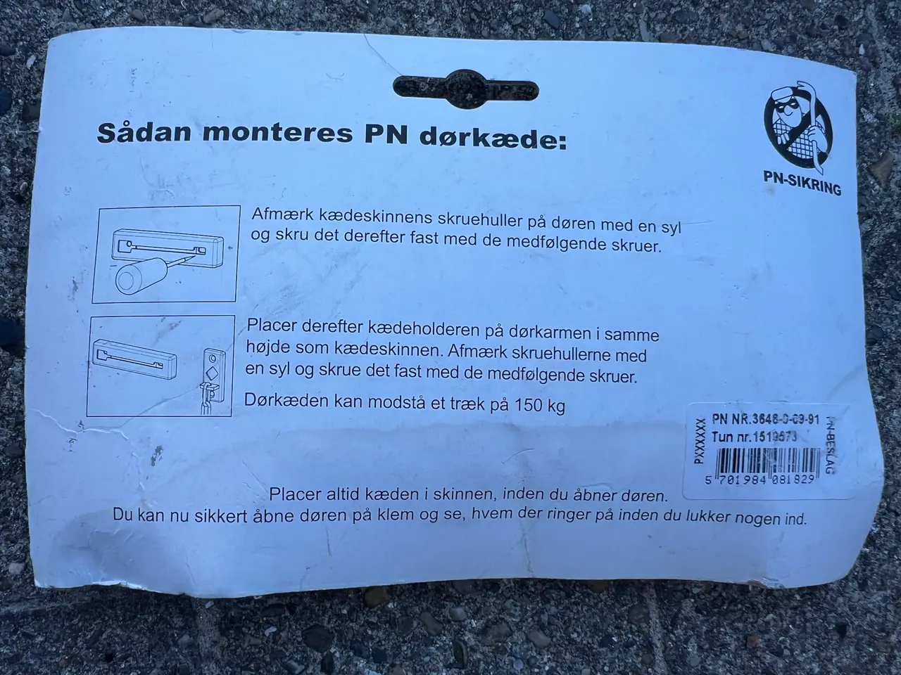 Billede 4 - Ny Sikkerhedskæde til Hoveddør