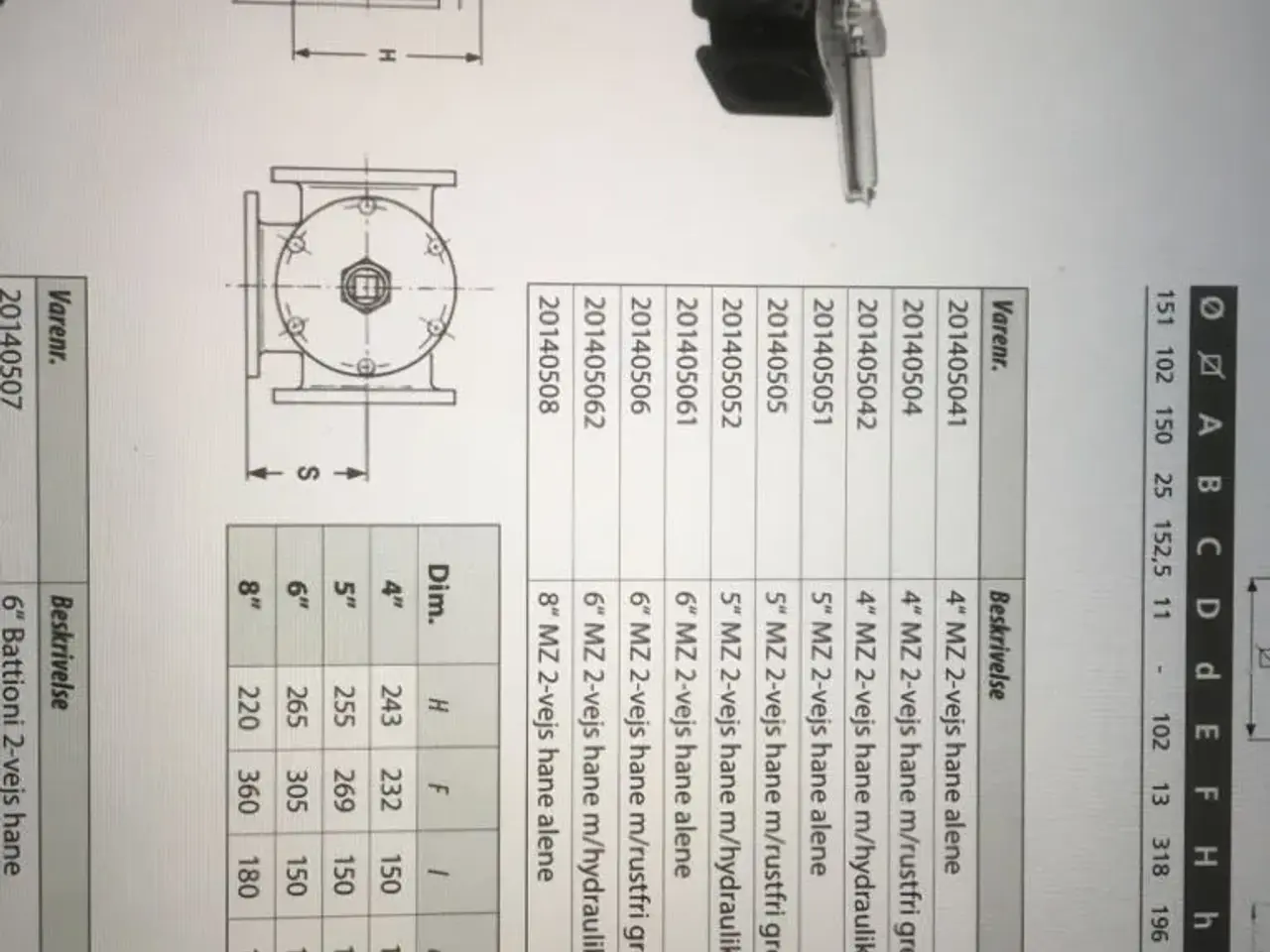 Billede 3 - MZ 2-vejs hane 5"