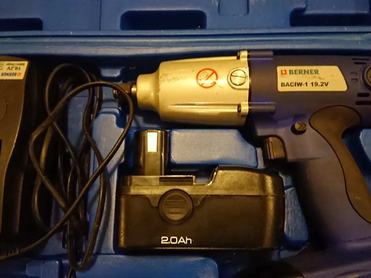 Billede 3 - Berner hjul accu slagnøgle 19.2V 400nm