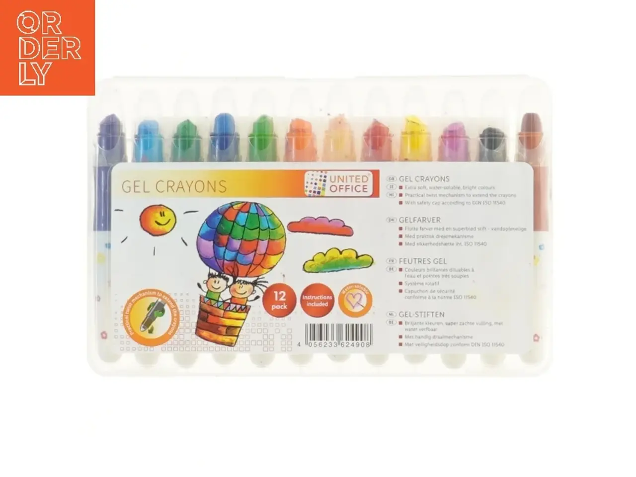 Billede 1 - Gel farveblyanter sæt (str. 14 cm)