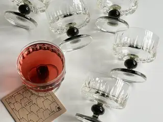 Portionsskål, krystalglas, 6 stk samlet