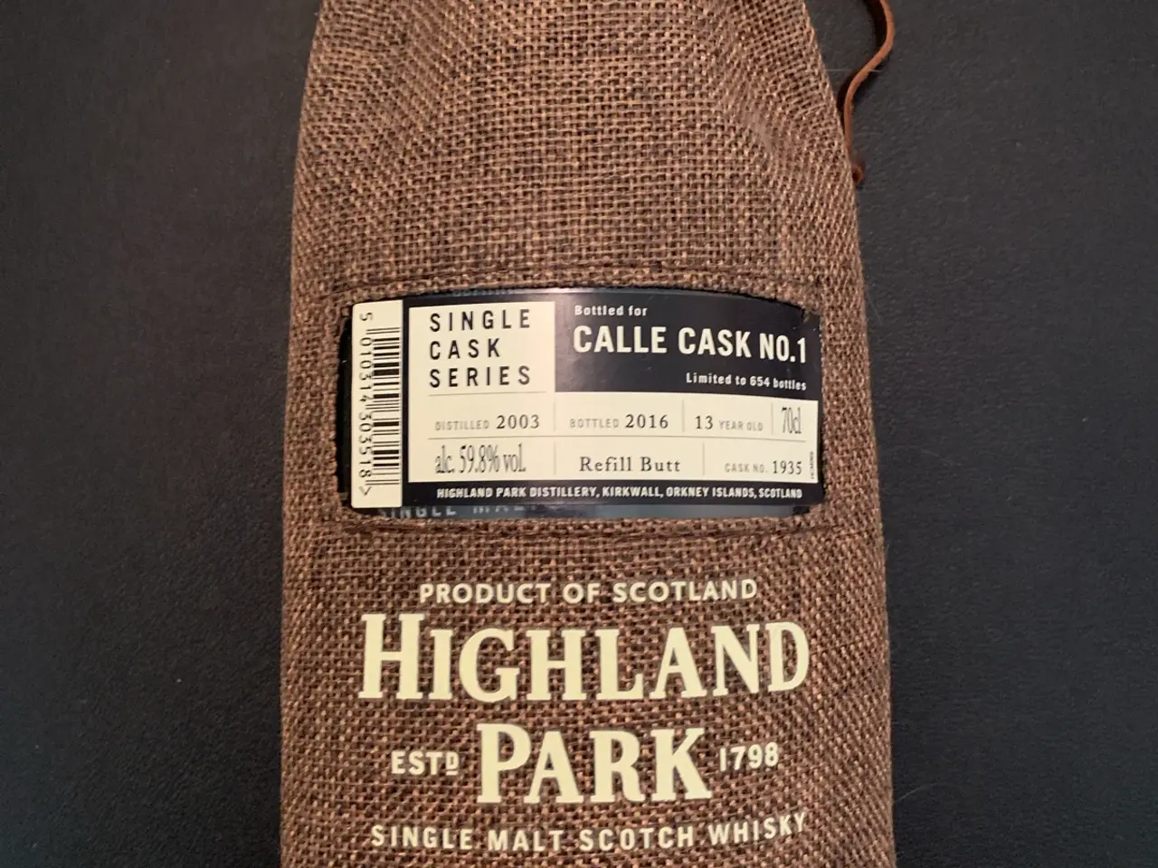 Billede 1 - Highland Park Calle Cask No.1 13 års