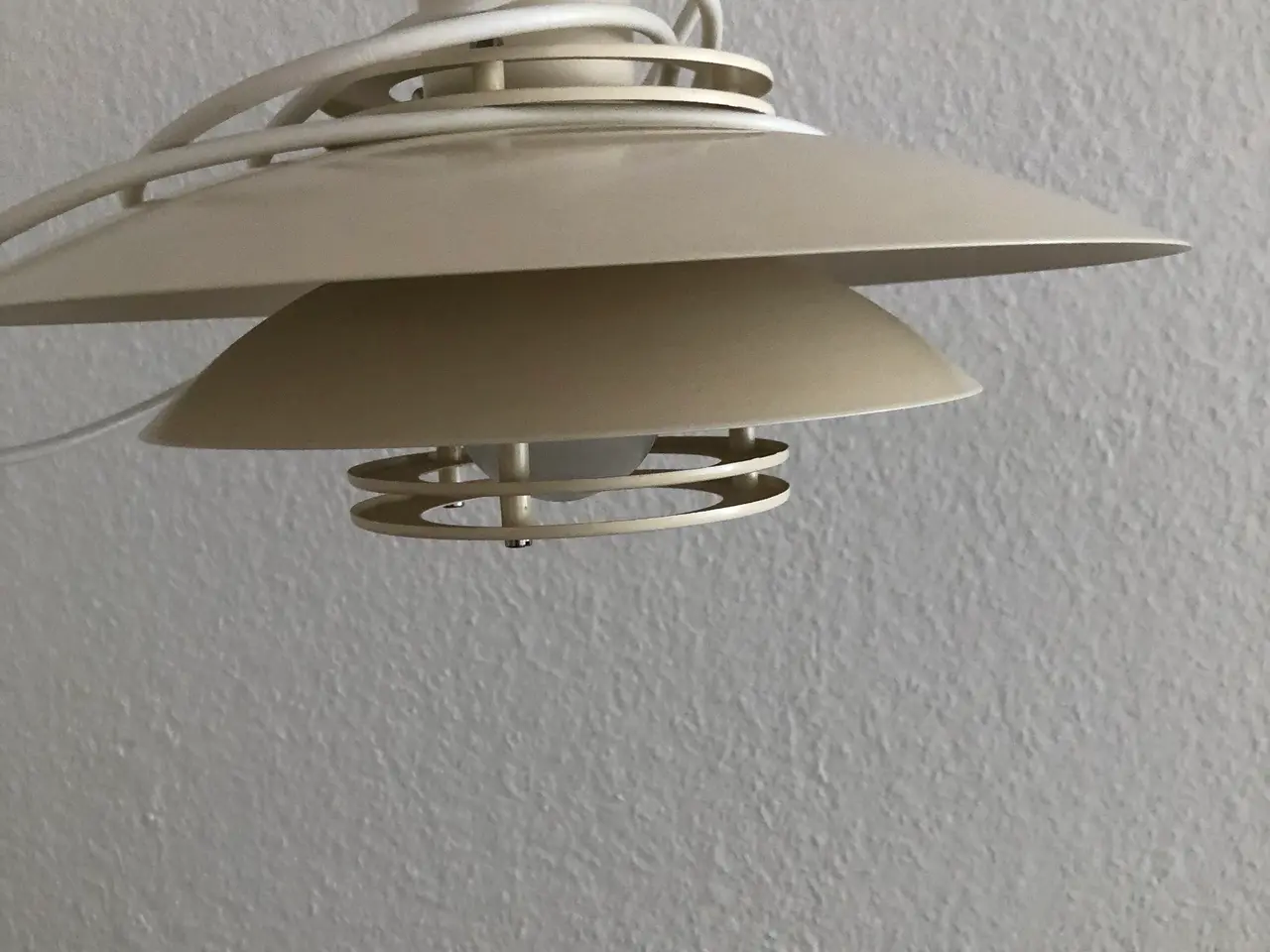 Billede 2 - Hvid loftslampe