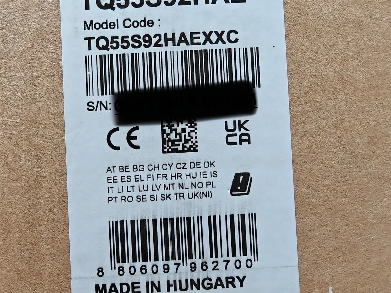 Billede 3 - Samsung 55" 4K OLED TV 2026 TQ55S92HAEXXC
