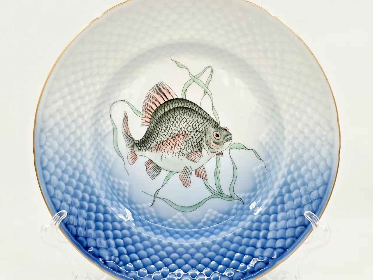 Billede 1 - Mågestel Fisketallerken Kadruse nr.7. sortering 1