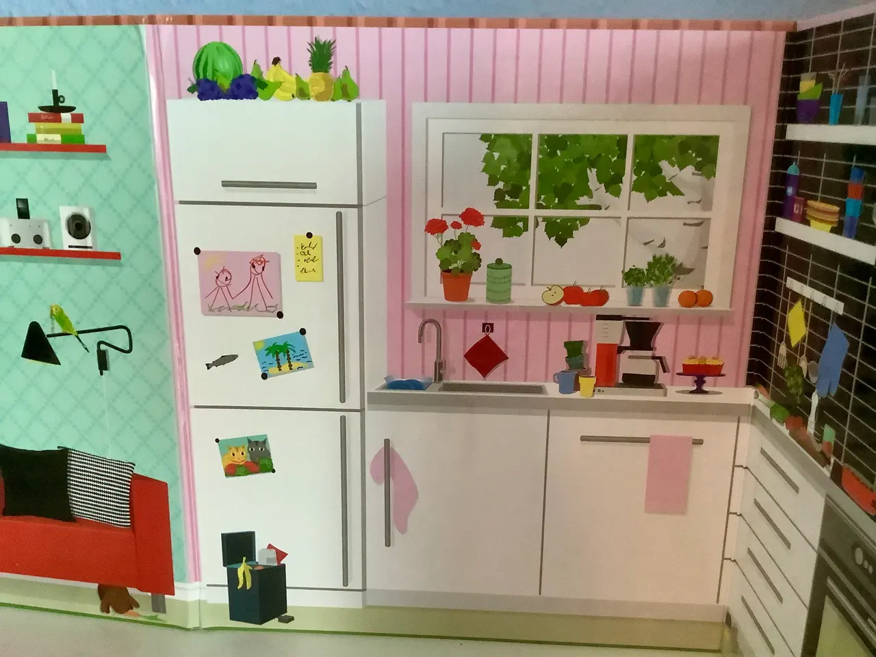 Billede 8 - Barbie “hus” med møbler.