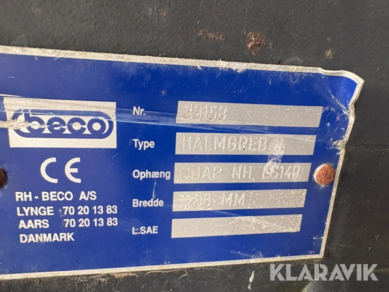 Billede 11 - Halmgreb Beco