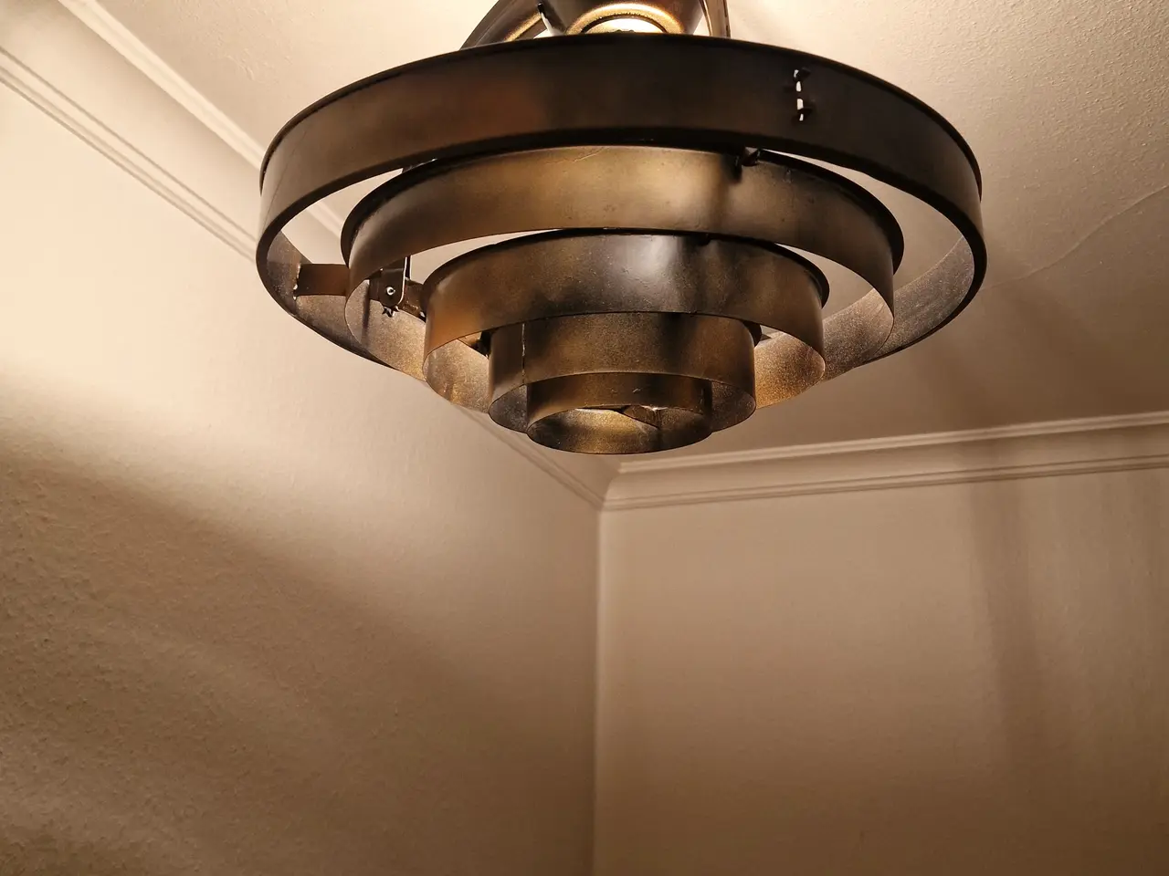 Billede 8 - 4 stk Super fede og helt unikke loftlamper.