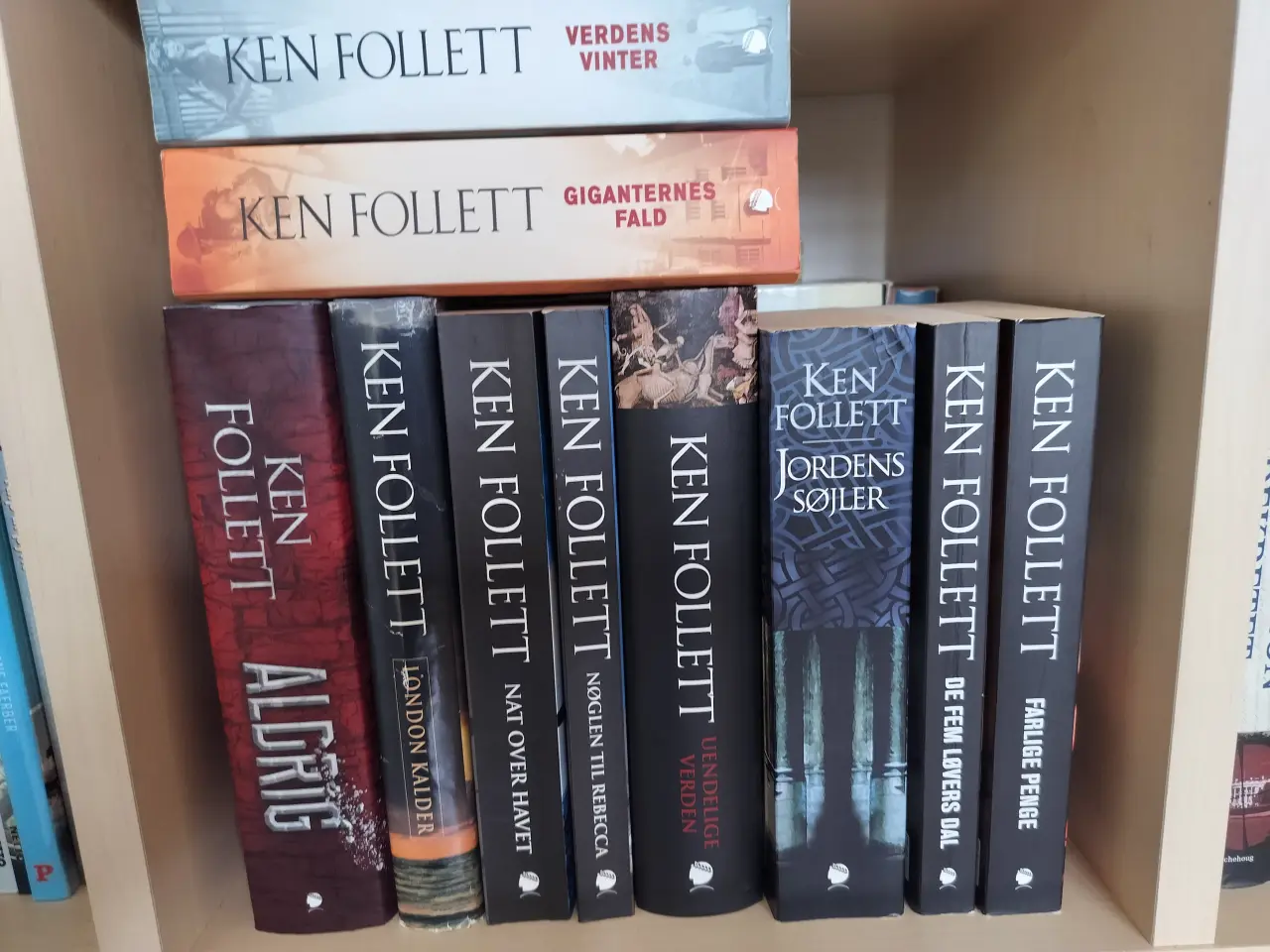 Billede 1 - Spændingsromaner af Forfatter Ken Follett: