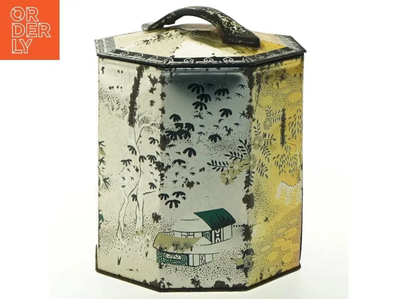 Billede 2 - Vintage Peek Frean & Co. Ltd. metal container fra Peek Frean & Co. Ltd. (str. Ø 12x12,5 cm)