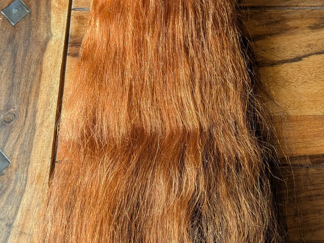 Billede 14 - Orangefarvet human extensions m/ reflekser 72 cm