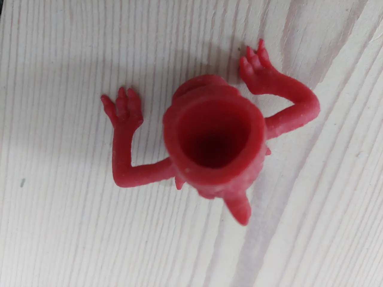 Billede 3 - Vintage Fingermonster i blødt gummi – Retro legetø