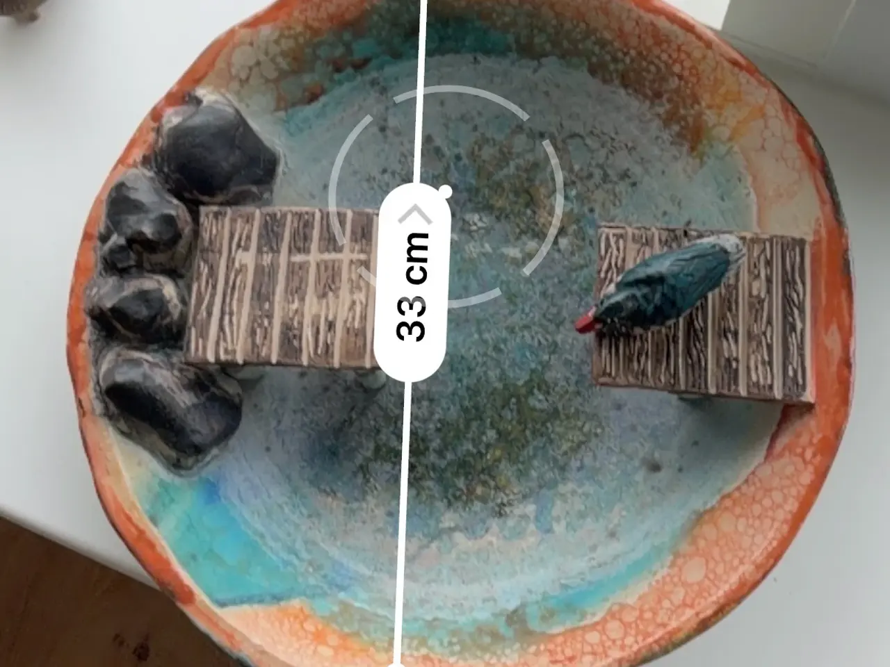Billede 6 - Fuglebad ude / inde til dekoration