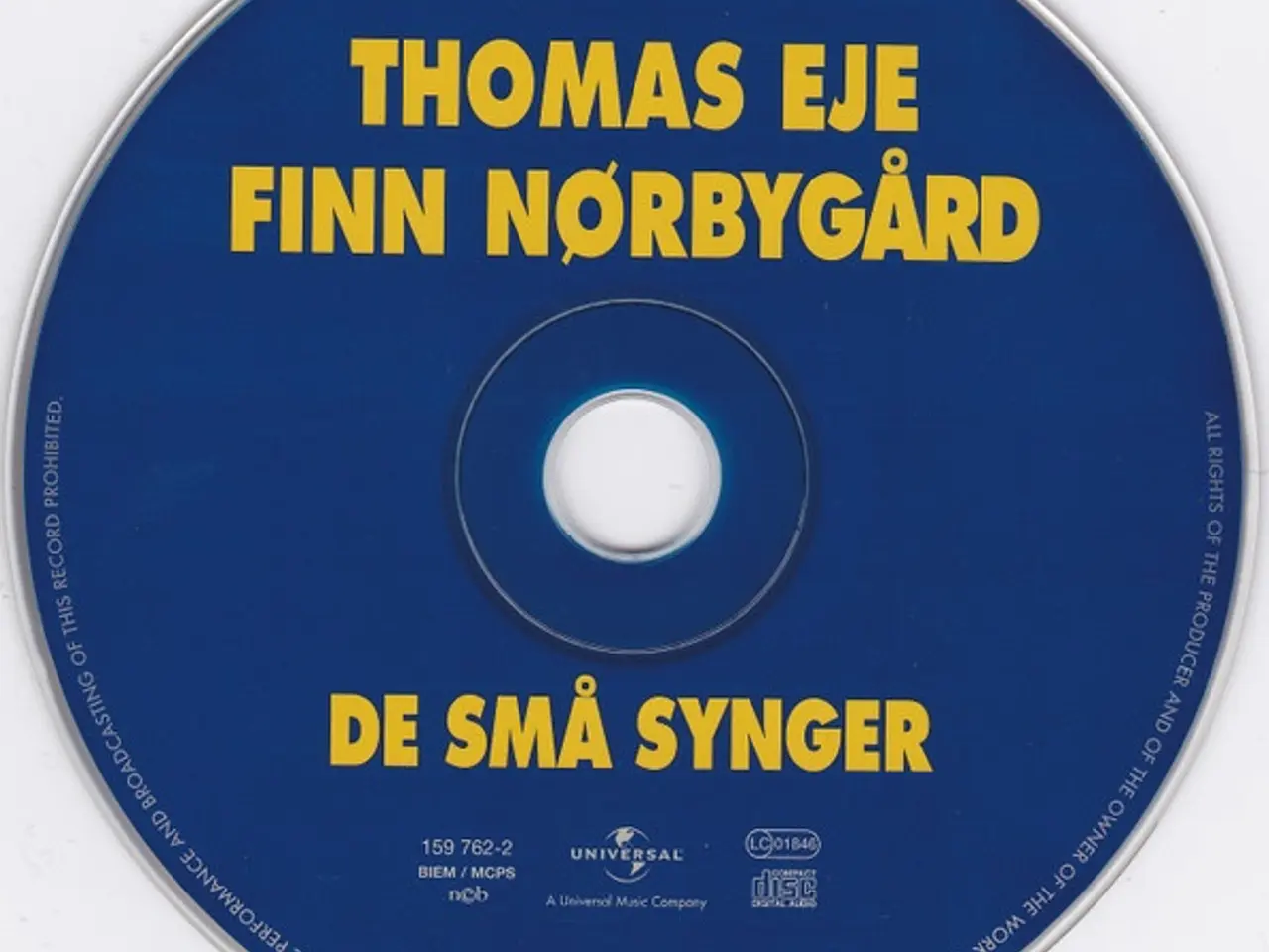 Billede 3 - Thomas Eje • Finn… – De Små Synger – CD
