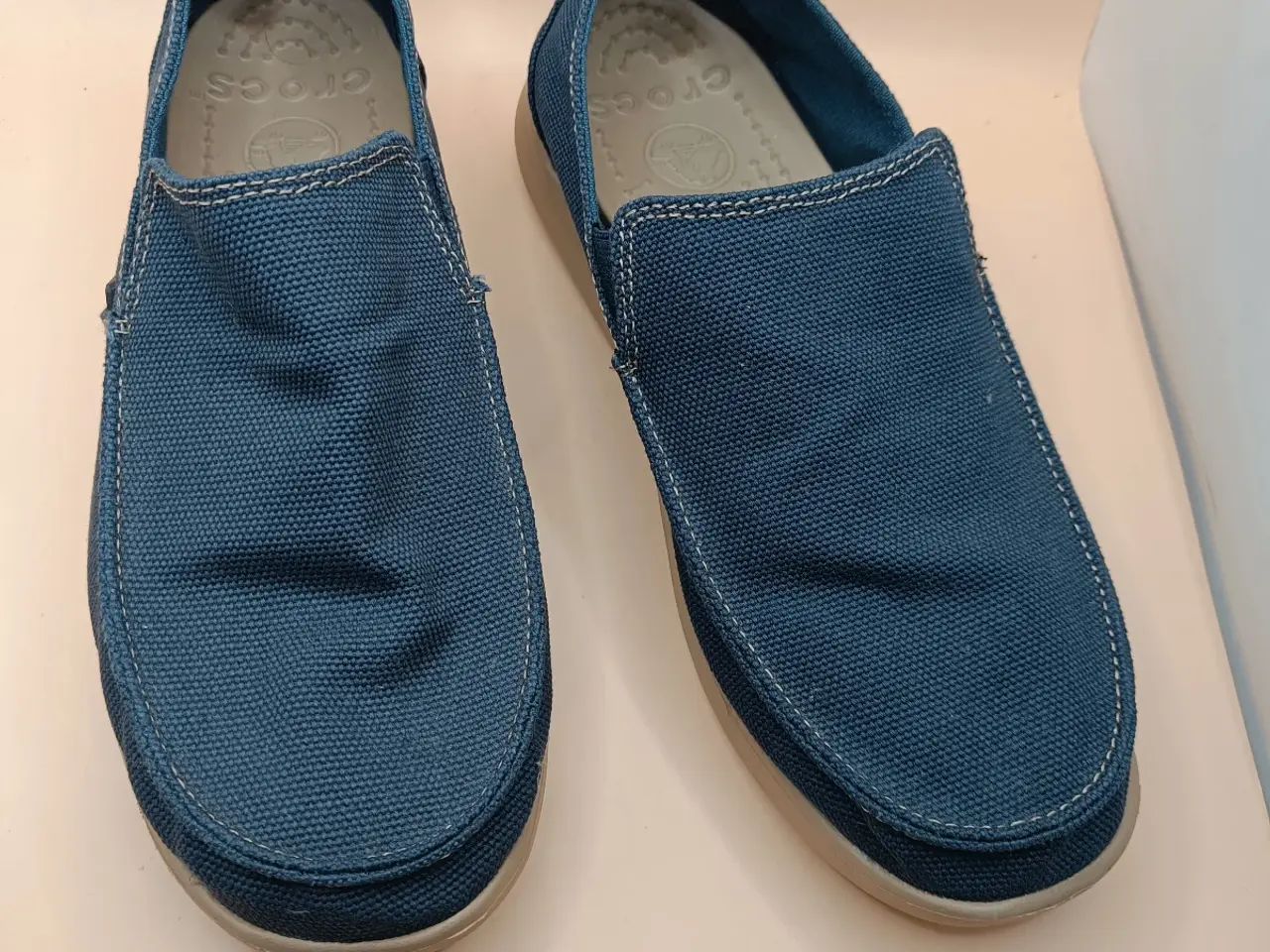Billede 7 - Crocs blå stof sko 43str