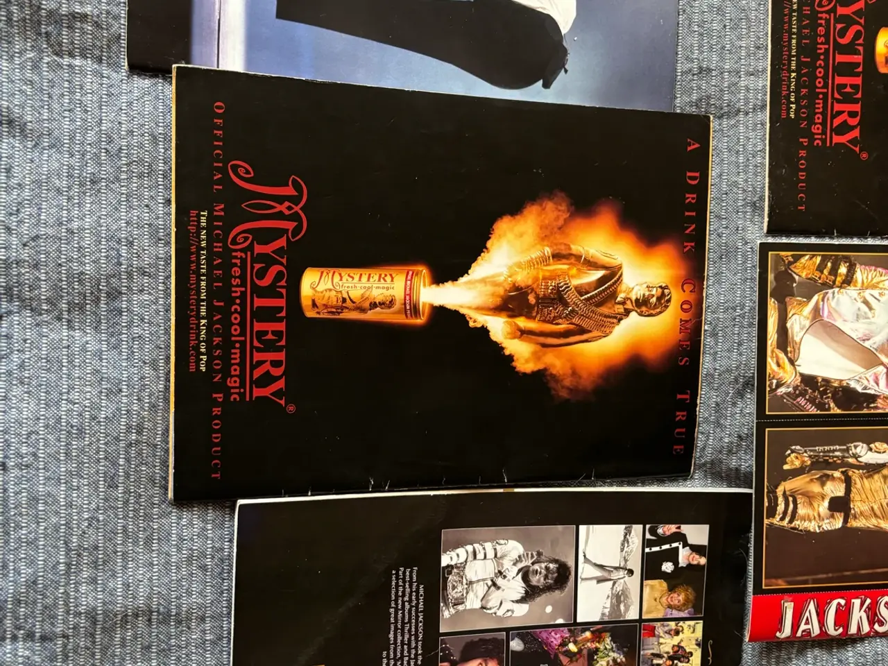 Billede 7 - 5 vintages Michael Jackson blade sælges samlet