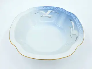 Mågestel Stor Kartoffelskål nr. 43 Med Guldkant 1 sortering
