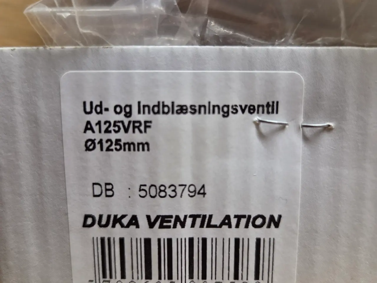 Billede 3 - Duka ud- og indblæsningsventil