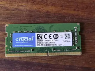 Crucial 8GB DDR4 2400MHz SO-DIMM Bærbar RAM