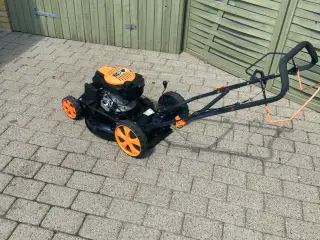 Adano T6 4W benzin Bioklip plæneklipper  Med træk 